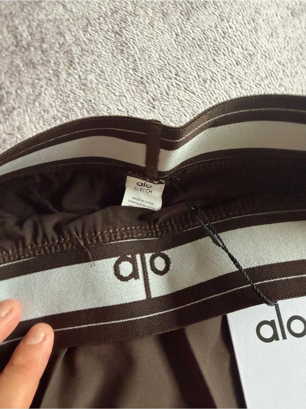 ALO Yoga  espresso Circle Skirt with Elastic Waistband